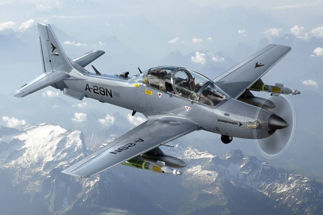 Embraer anuncia venda de Seis Caças A-29 Super Tucano para cliente não revelado
