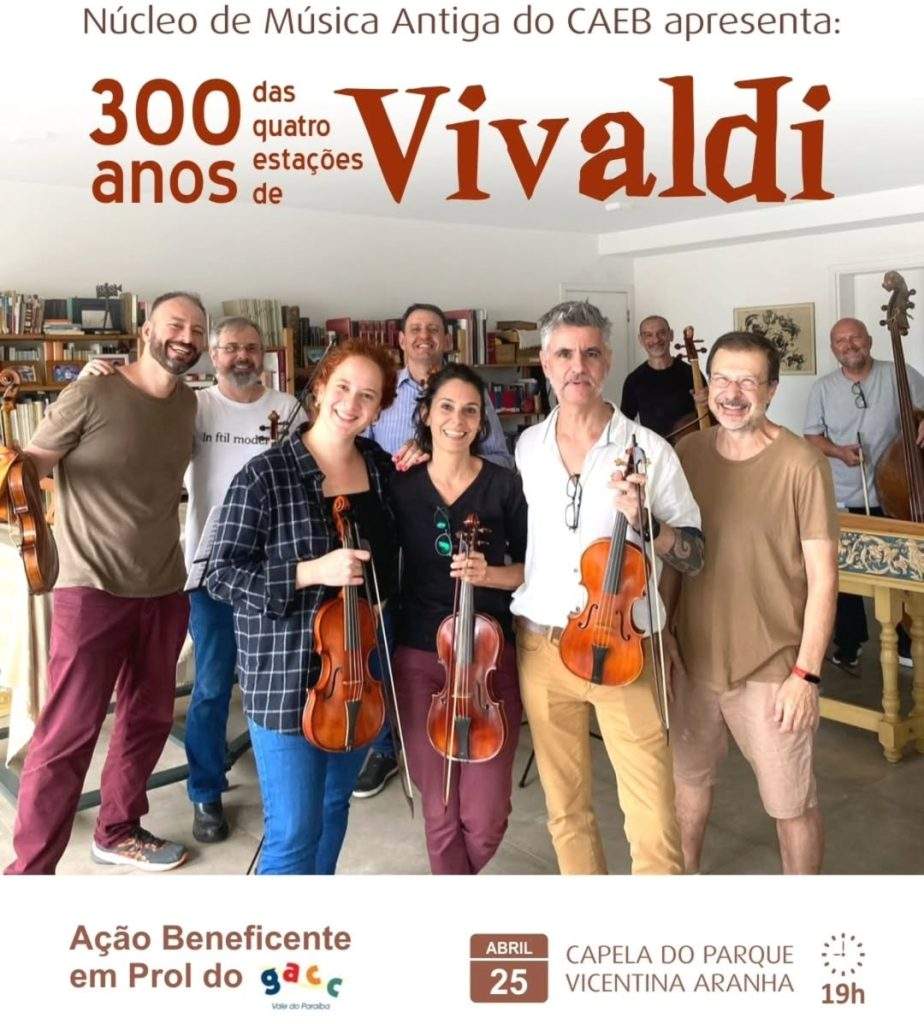 Concerto de Vivaldi celebra 101 anos do Vicentina Aranha e arrecada doações para o GACC