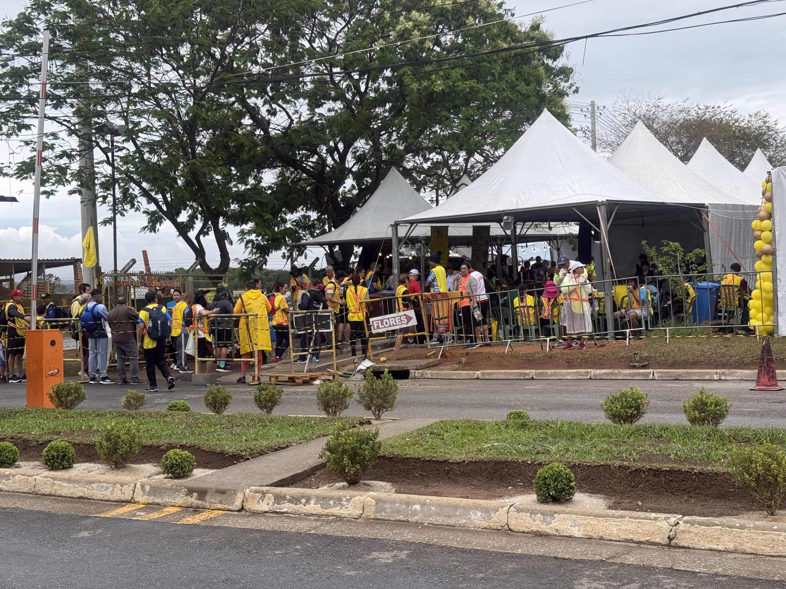 CEAGESP de São José dos Campos abriga ponto de apoio para peregrinos rumo a Aparecida